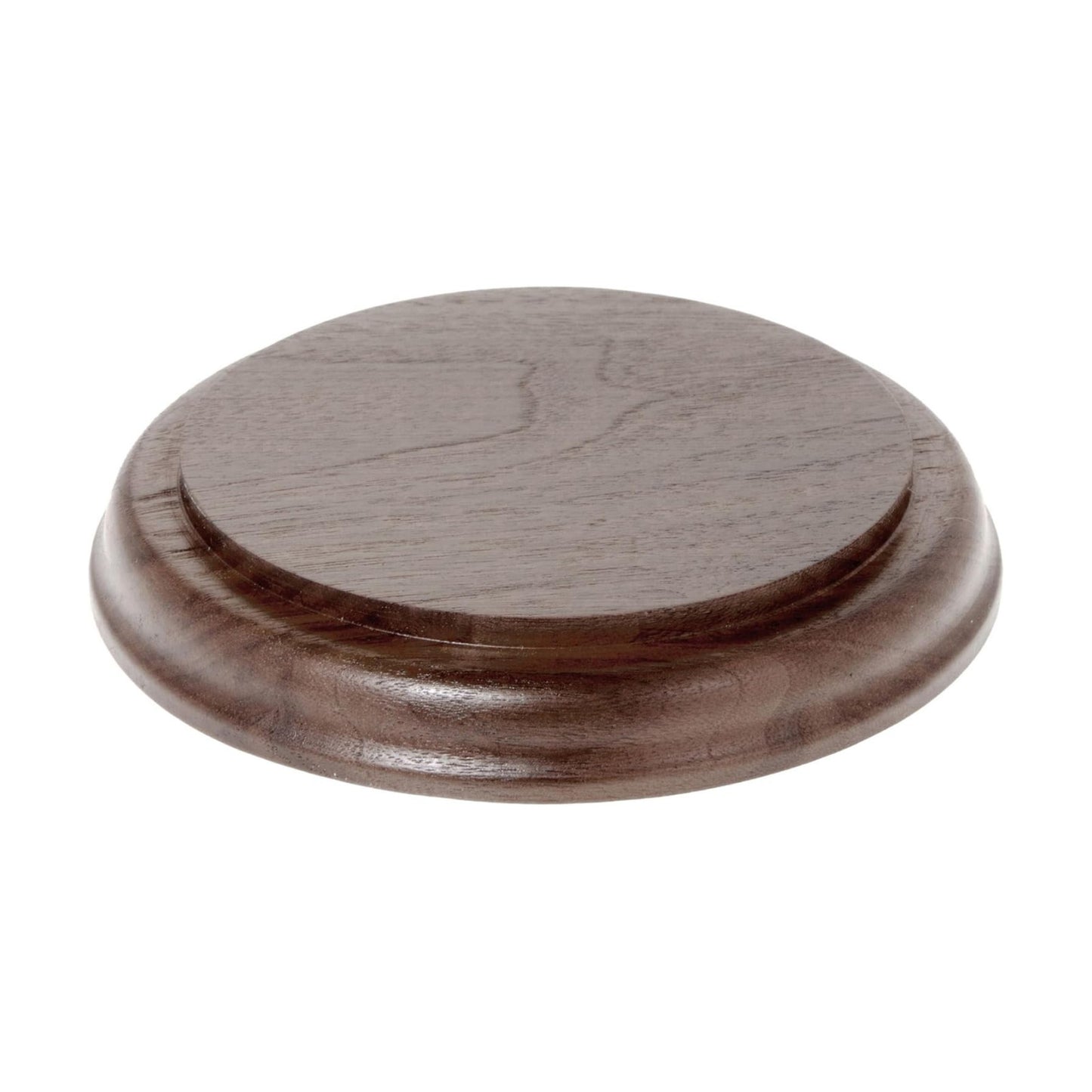 Solid Walnut Round Wood Display Base