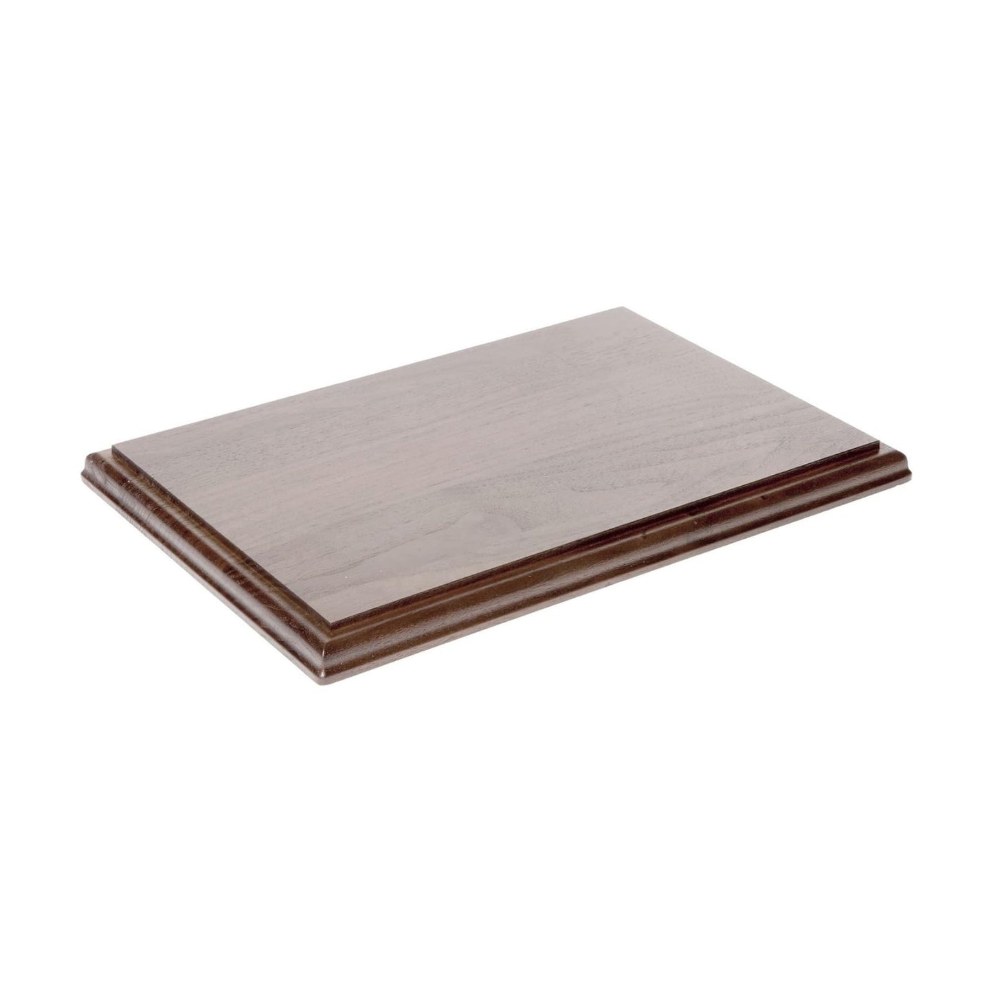 Solid Walnut Rectangular Wood Display Base