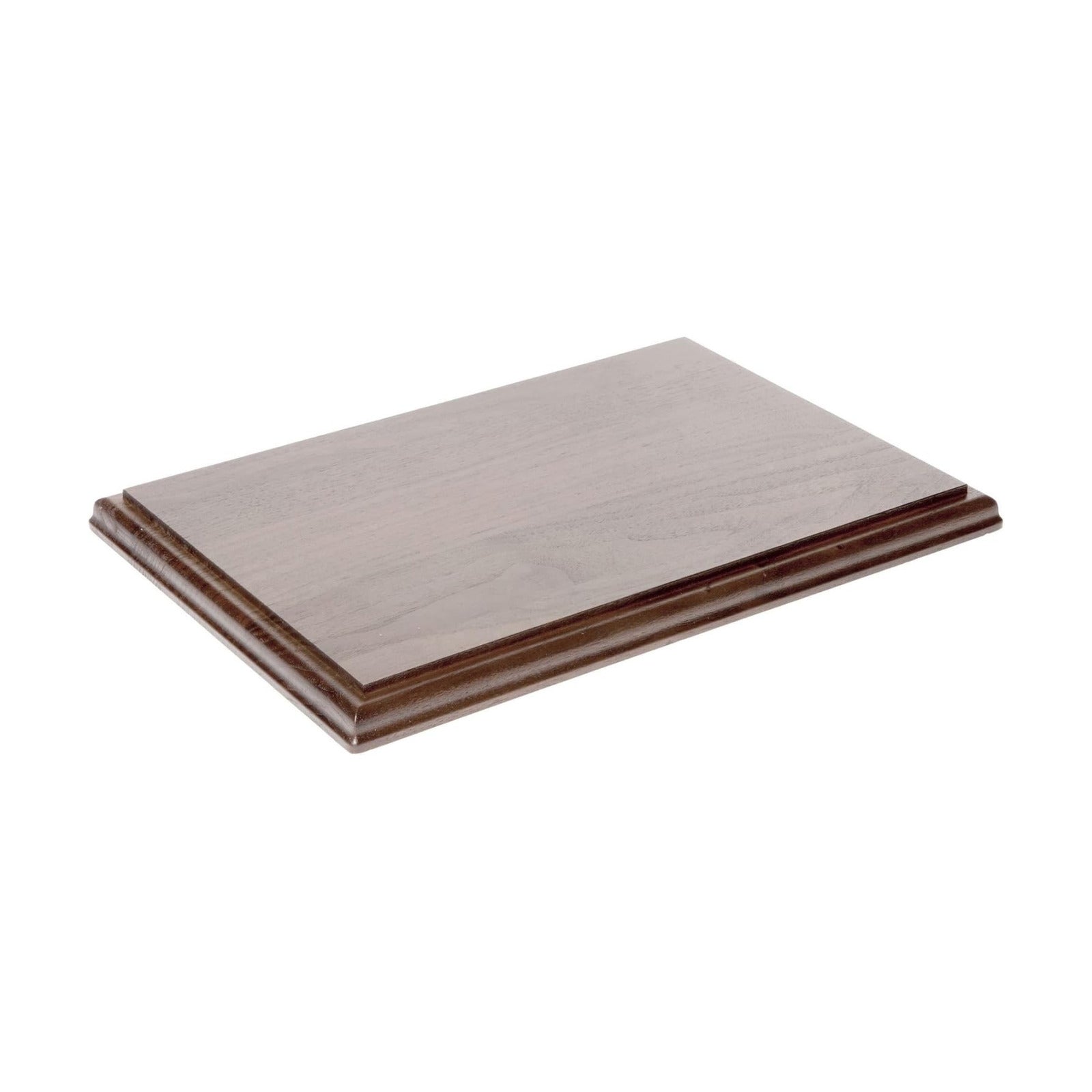 Solid Walnut Rectangular Wood Display Base
