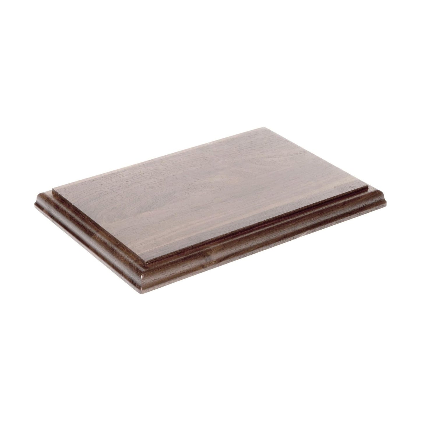 Solid Walnut Rectangular Wood Display Base / 10 x 7 / 0.75