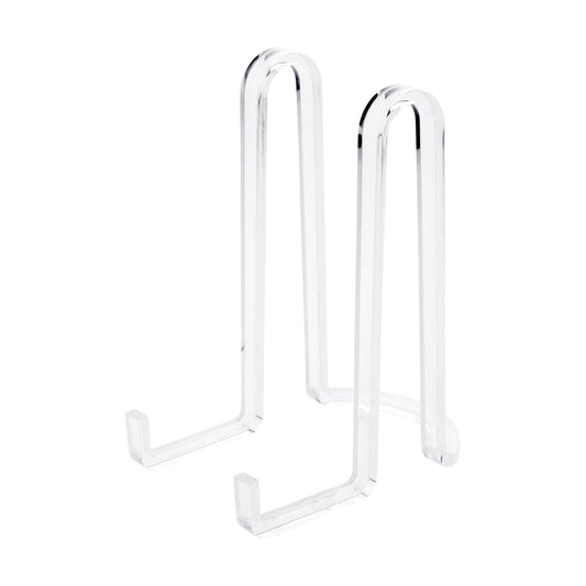 Acrylic Ribbon-Style Display Easel / 7.5 x 4 x 6 / Clear