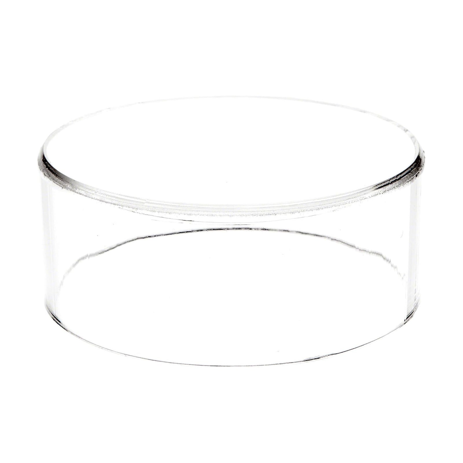 Acrylic Round Cylinder Display Riser / 2 x 5 / Clear