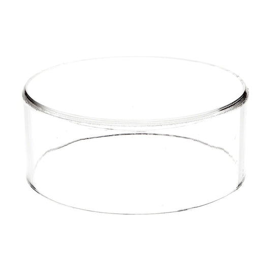 Acrylic Round Cylinder Display Riser / 2 x 5 / Clear