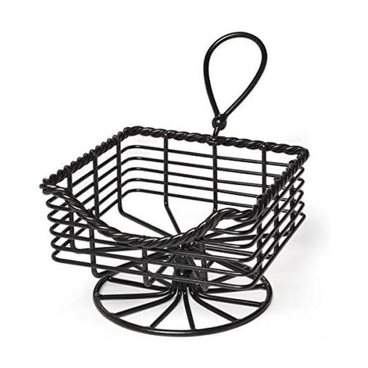 5153173 Rope Metal Napkin Basket / Black