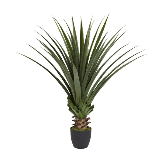 Artificial Spiked Agave Plant / 4 Inch