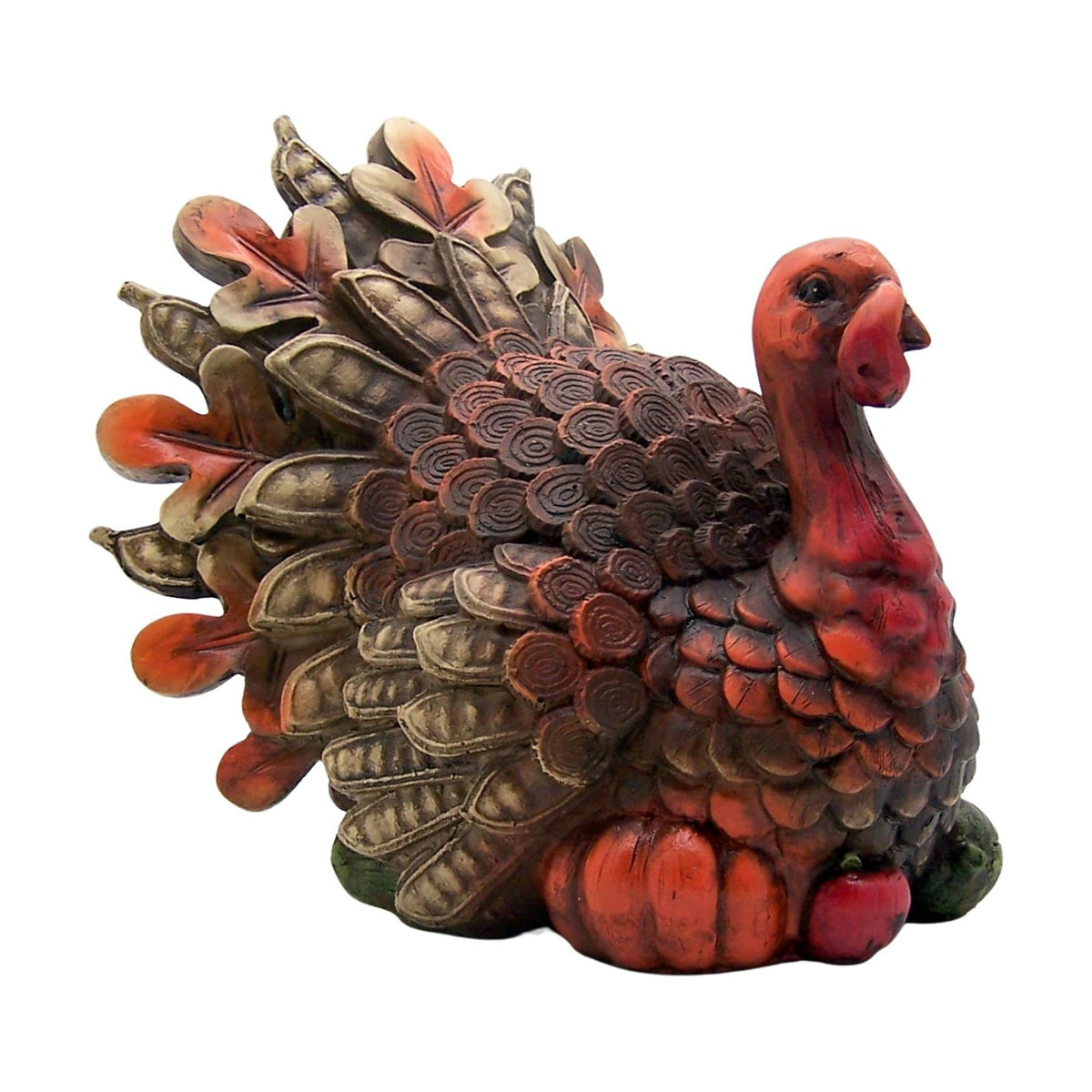 Gerson Resin Harvest Turkey Table Figurine