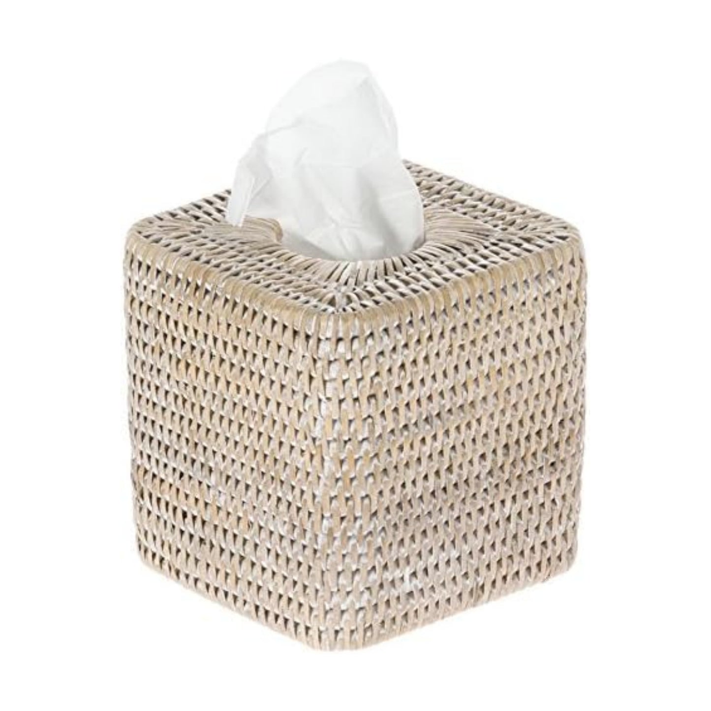Tissue Box Cover-Home Decor Tissue Holder / White Wash