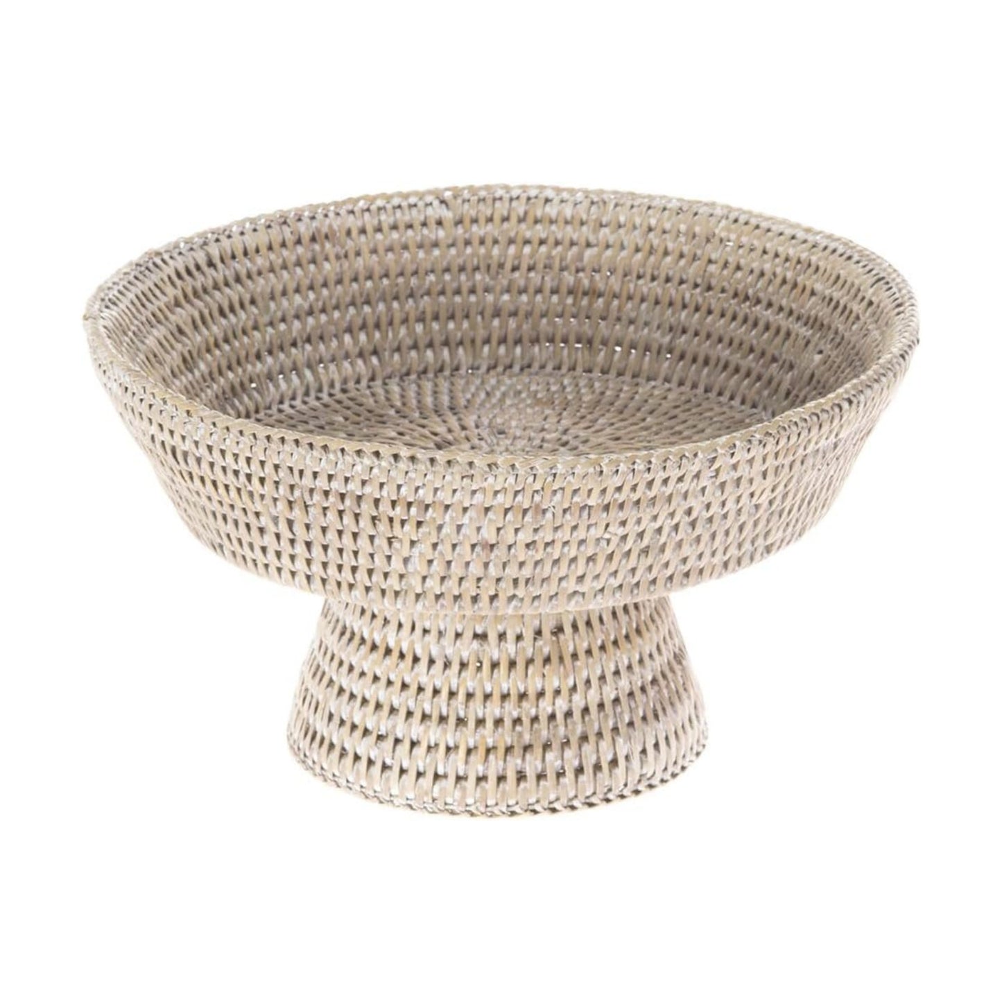 Decorative Kitchen Basket / White Wash