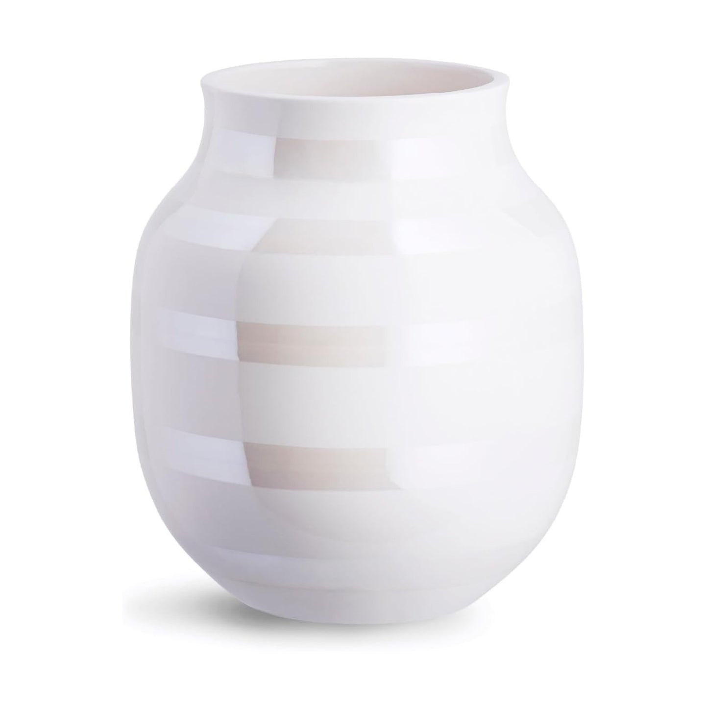 Kahler Omaggio Vase / 20cm / Mother of Pearl / 7.9 Inch