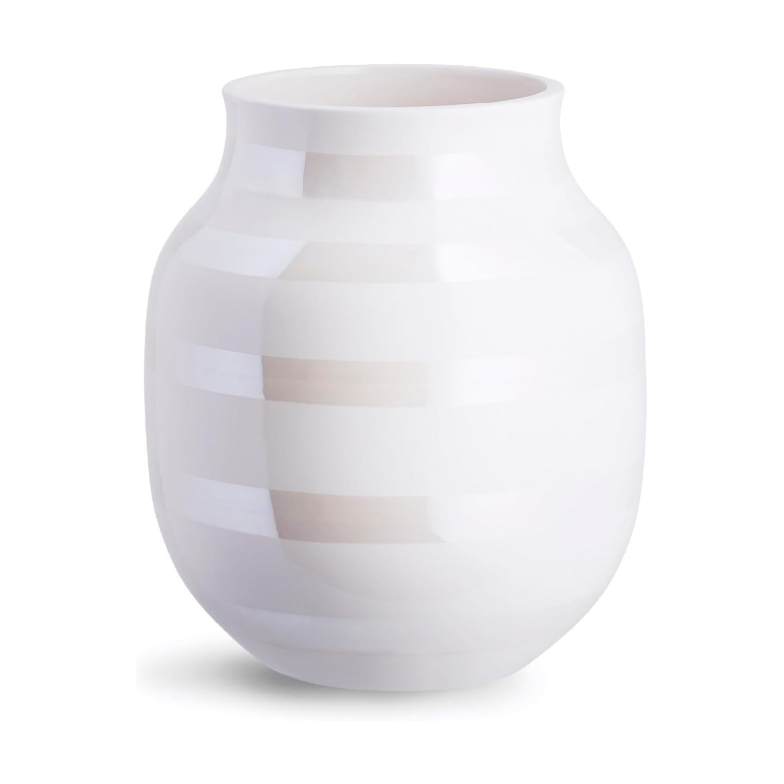 Kahler Omaggio Vase / 20cm / Mother of Pearl / 7.9 Inch