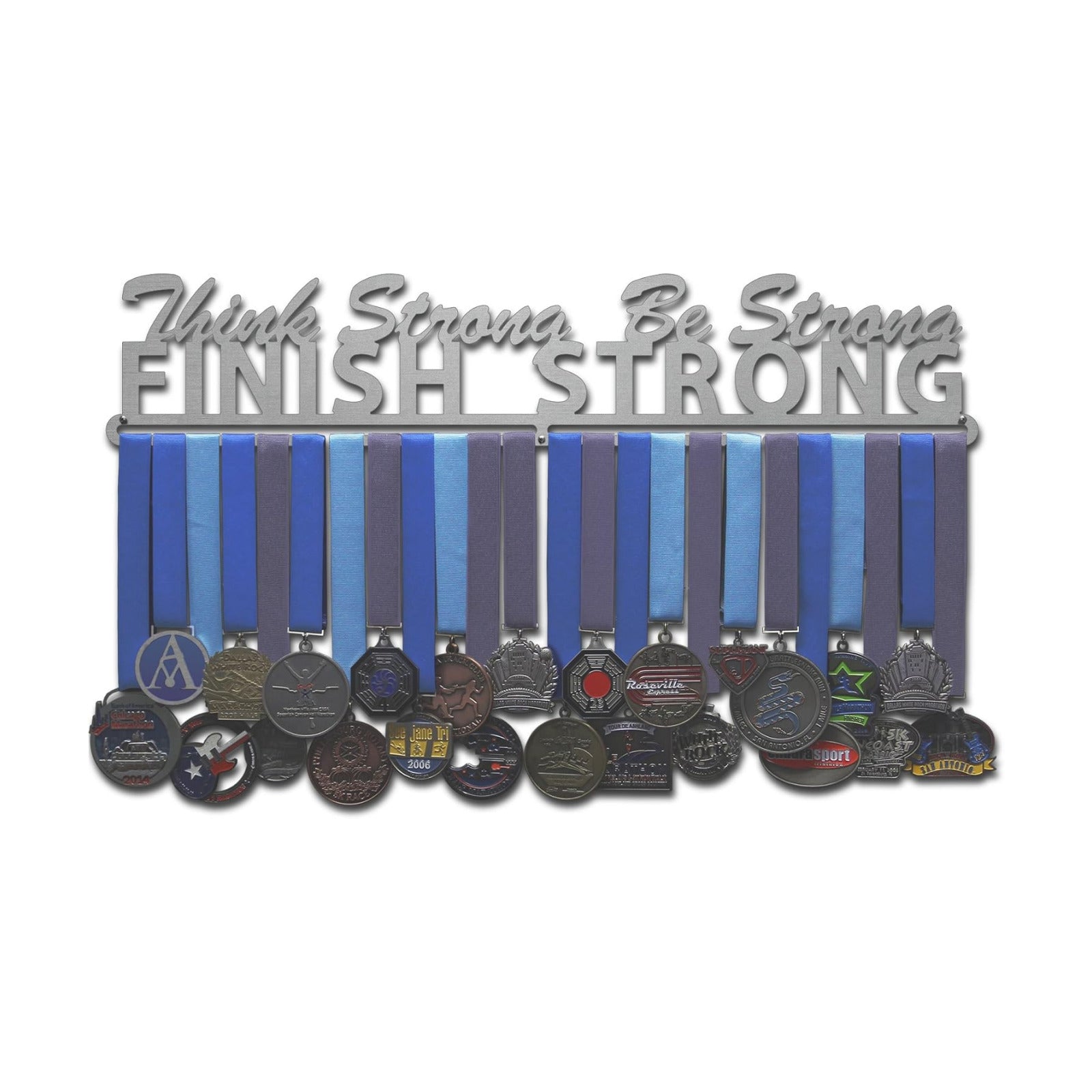 Allied Medal Hangers - Think Strong, Be Strong, Finish Strong - Multiple Variations Offered - Medal Award Holder