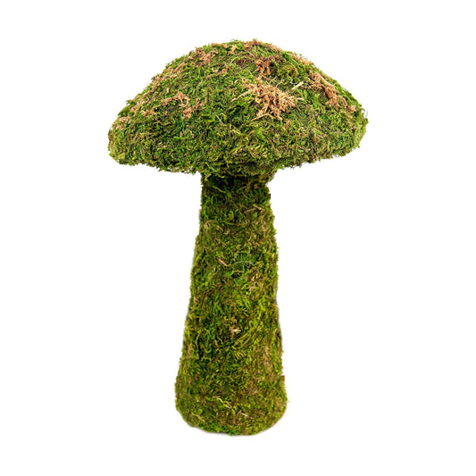 Deco Moss Small Mushroom / Green / Set of 11
