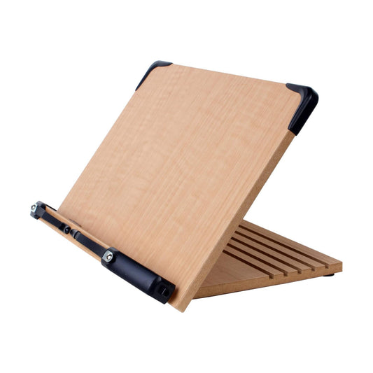 BS1500 11.8x8.5 Portable Adjustable Foldable Bookstand Holder for Reading Hands Free Large Thick Heavy Textbooks
