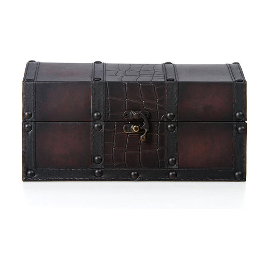 Decorative Wooden Storage Box / Brown / 9 Inch