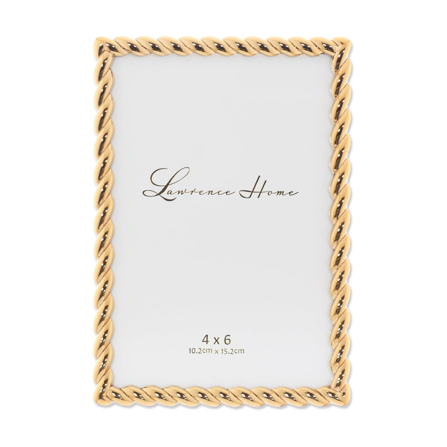 Lawrence Frames 4x6 Golden Rope Picture Frame (712046)