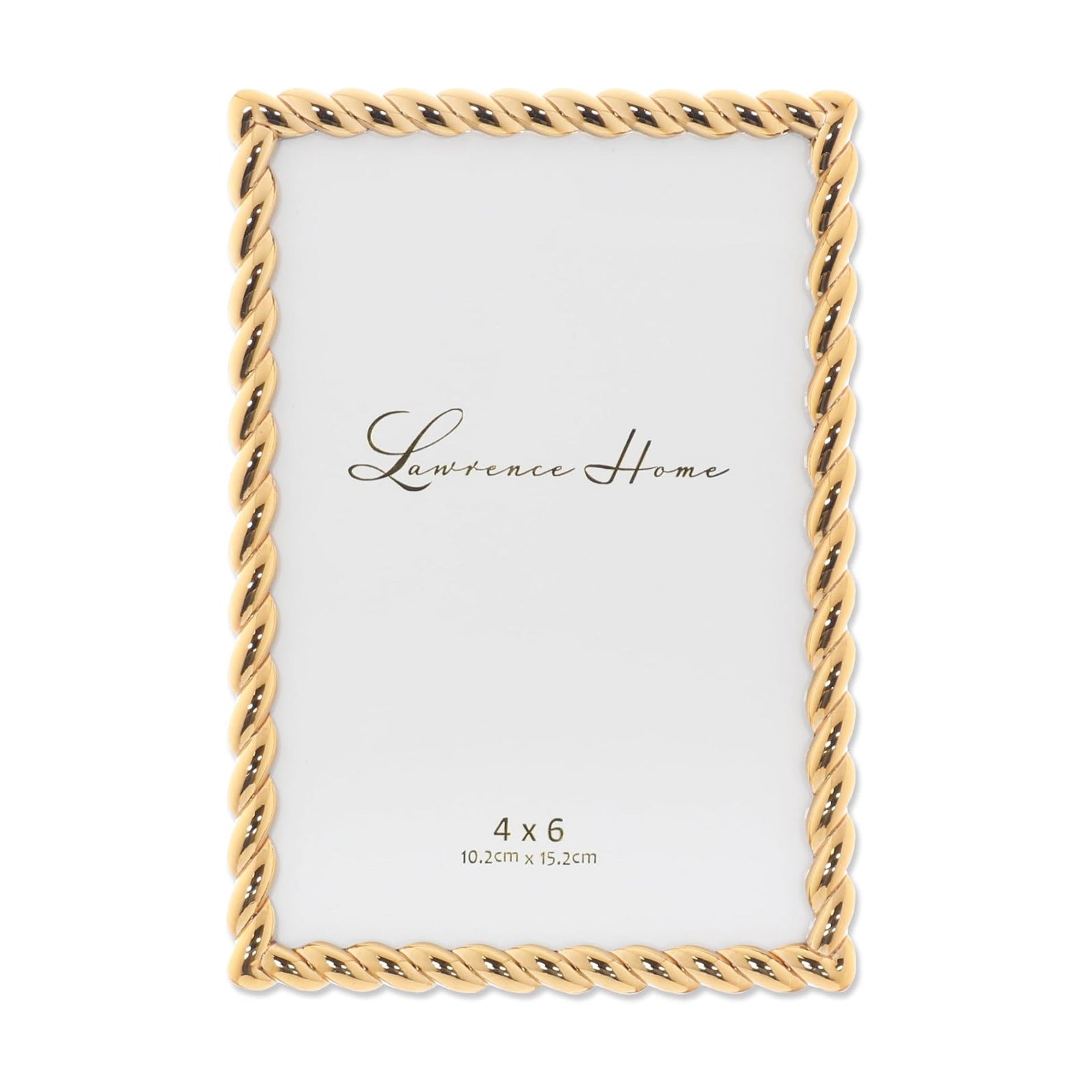 Lawrence Frames 4x6 Golden Rope Picture Frame (712046)