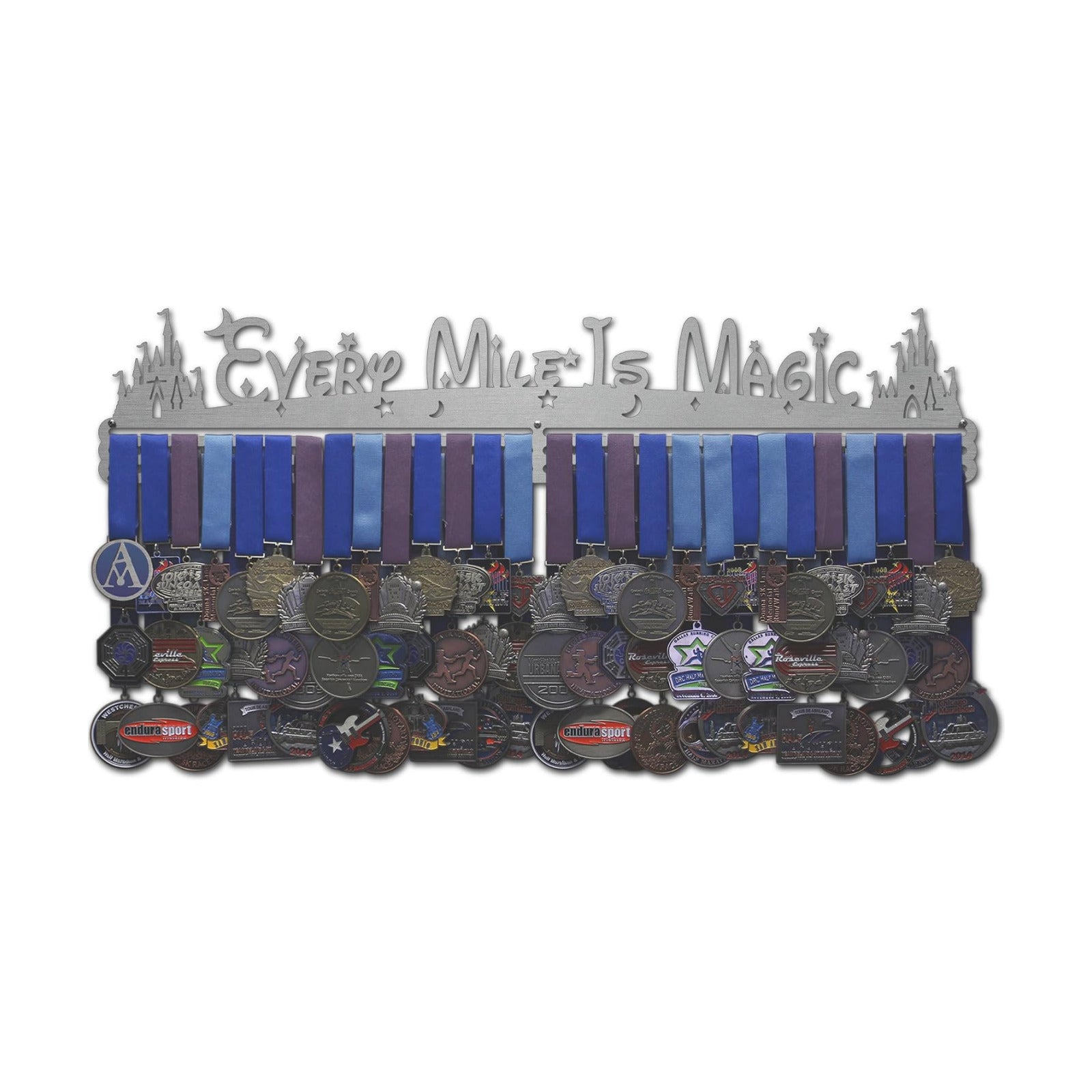 Allied Medal Hangers - Every Mile is Magic (30" Wide with 3 Hang Bars) - Medal Hanger Holder Display Rack - Multiple
