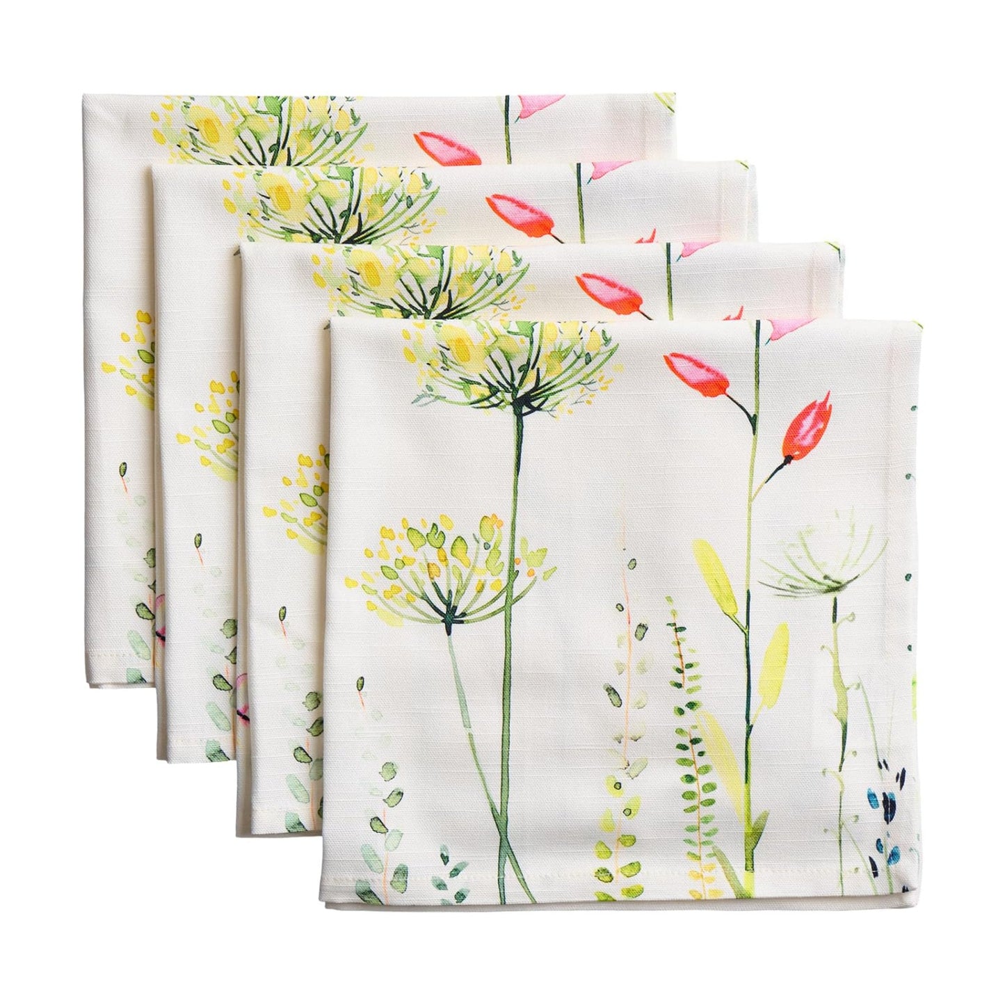 Maison d' Hermine Cloth Napkins Set of 4 Reusable 100% Cotton (20" x 20") | Everyday Square Napkins Cloth Washable