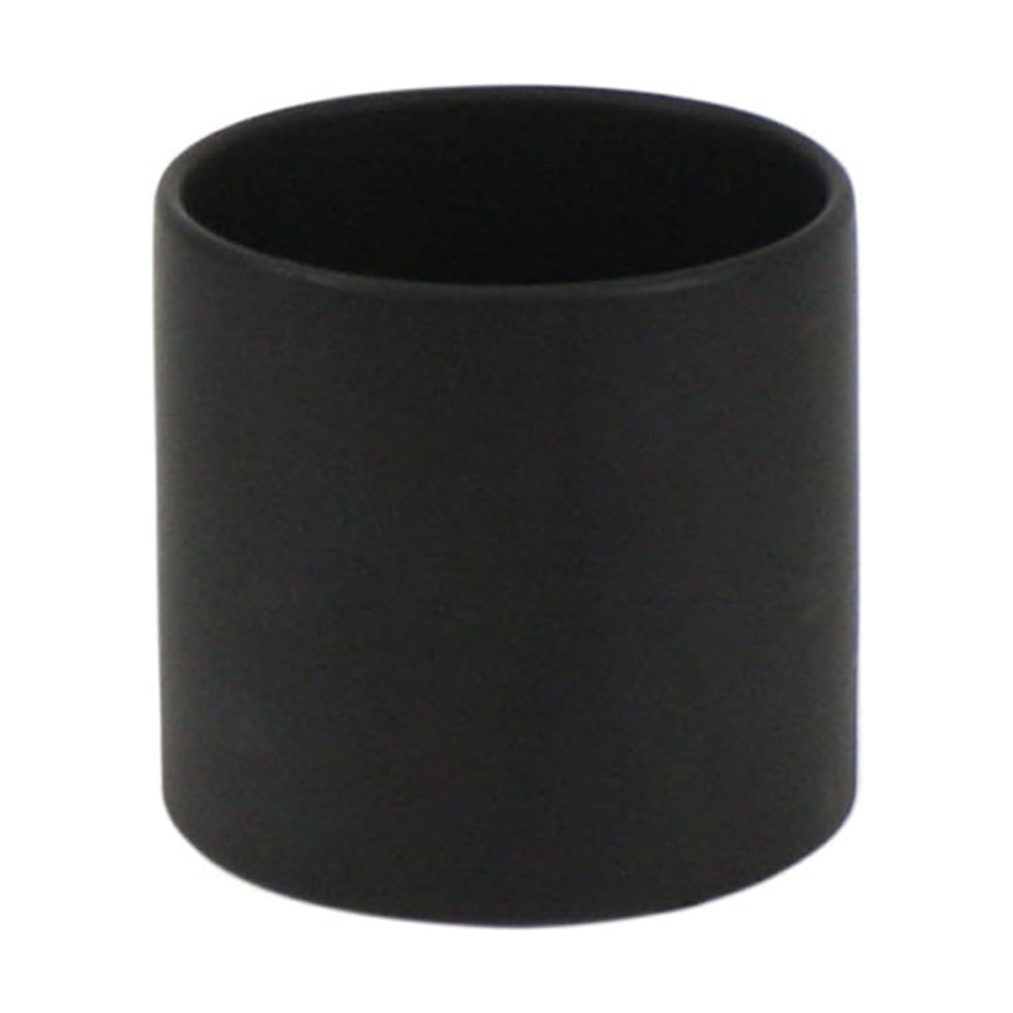Matte Ceramic Cylinder Vase Width 6.5" Height 6 / 6.5 x 6 / H / Black
