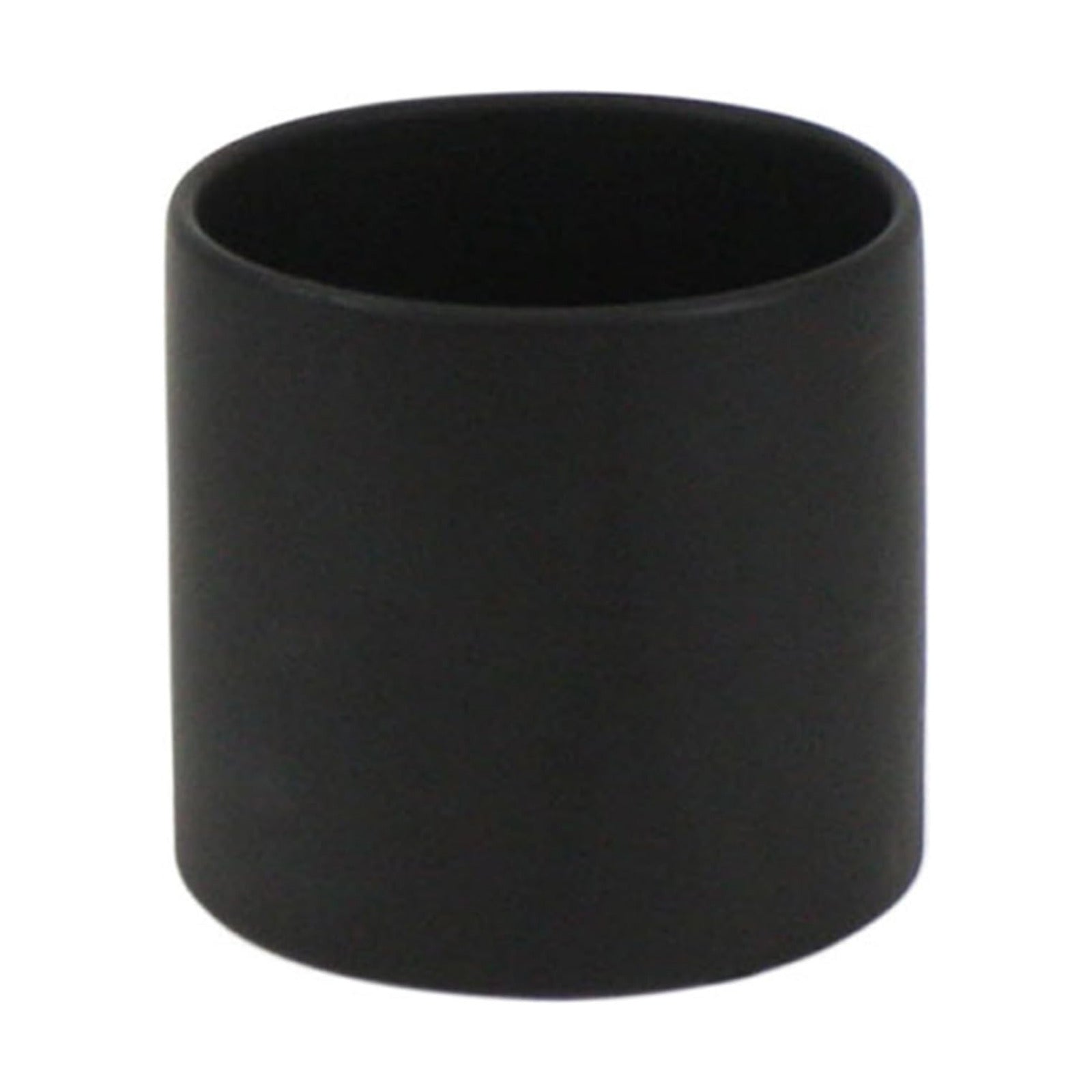 Matte Ceramic Cylinder Vase Width 6.5" Height 6 / 6.5 x 6 / H / Black