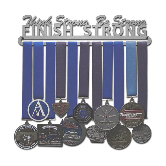 Allied Medal Hangers - Think Strong, Be Strong, Finish Strong - Multiple Variations Offered - Medal Award Holder