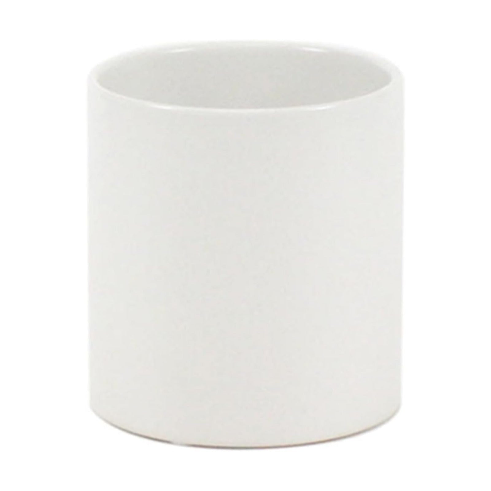 Matte Ceramic Cylinder Vase Width 3.75" Height 4 / 3.75 x 4 / H / White