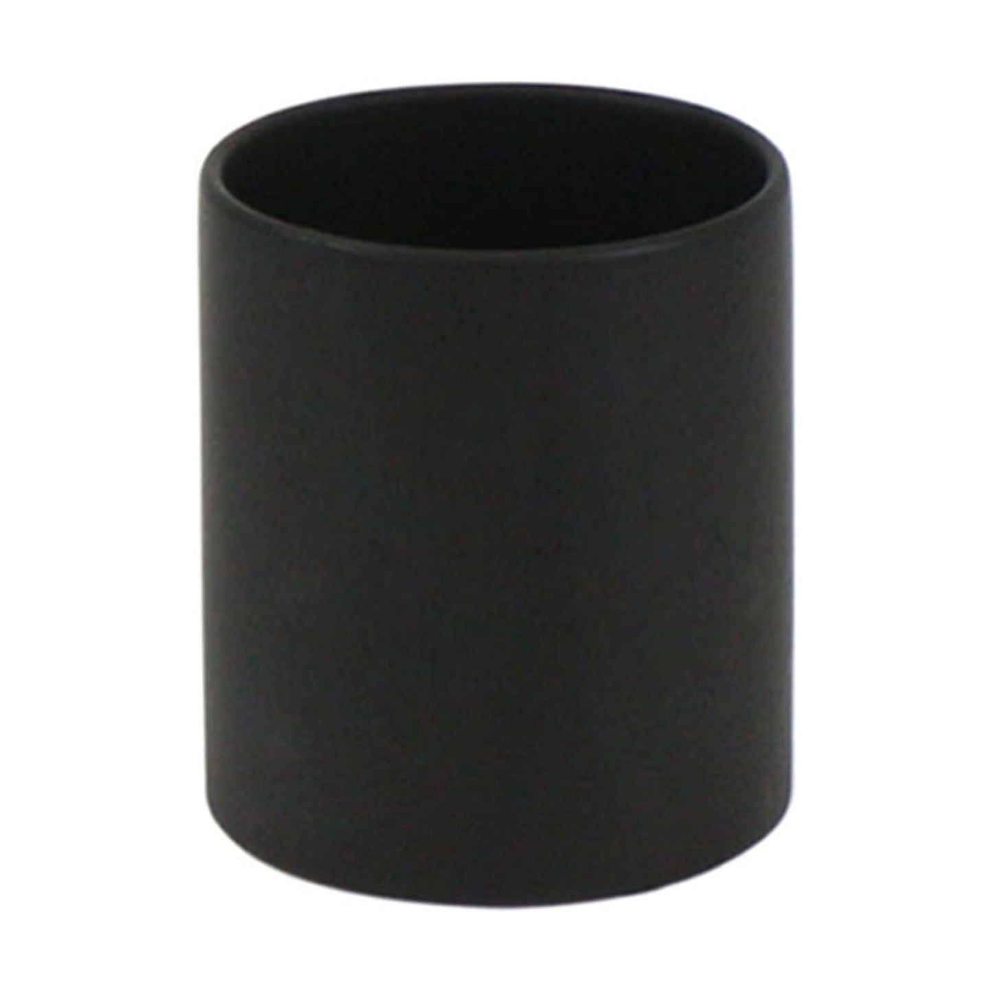 Matte Ceramic Cylinder Vase Width 3.75" Height 4 / 3.75 x 4 / H / Black