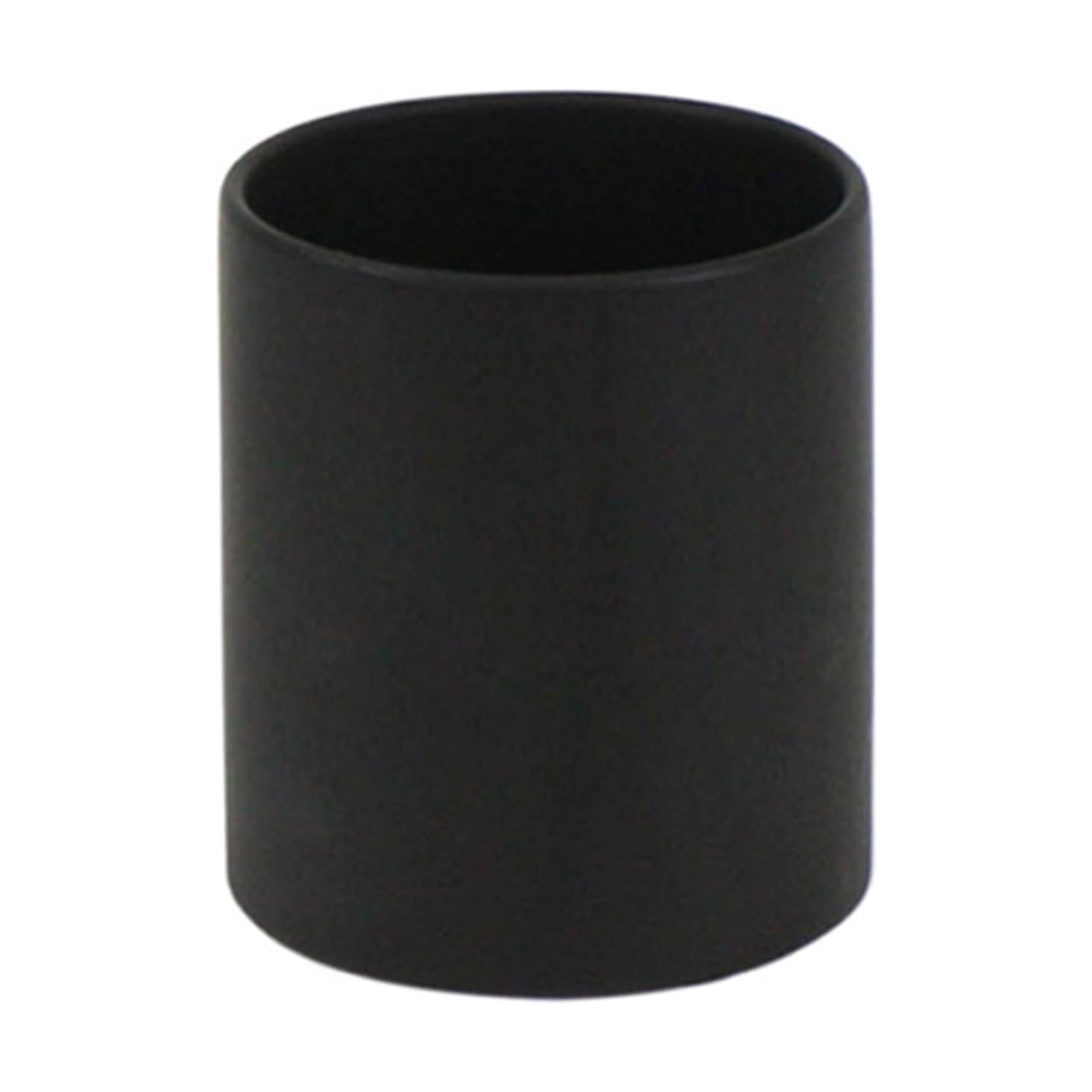 Matte Ceramic Cylinder Vase Width 3.75" Height 4 / 3.75 x 4 / H / Black