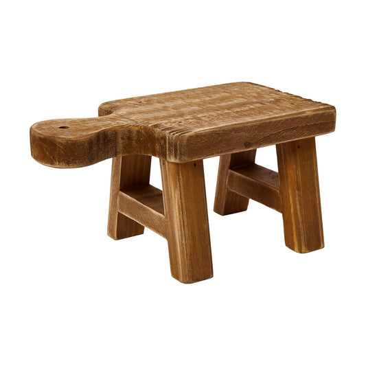 Small Wood Pedestal / Natural / Square / Rectangle