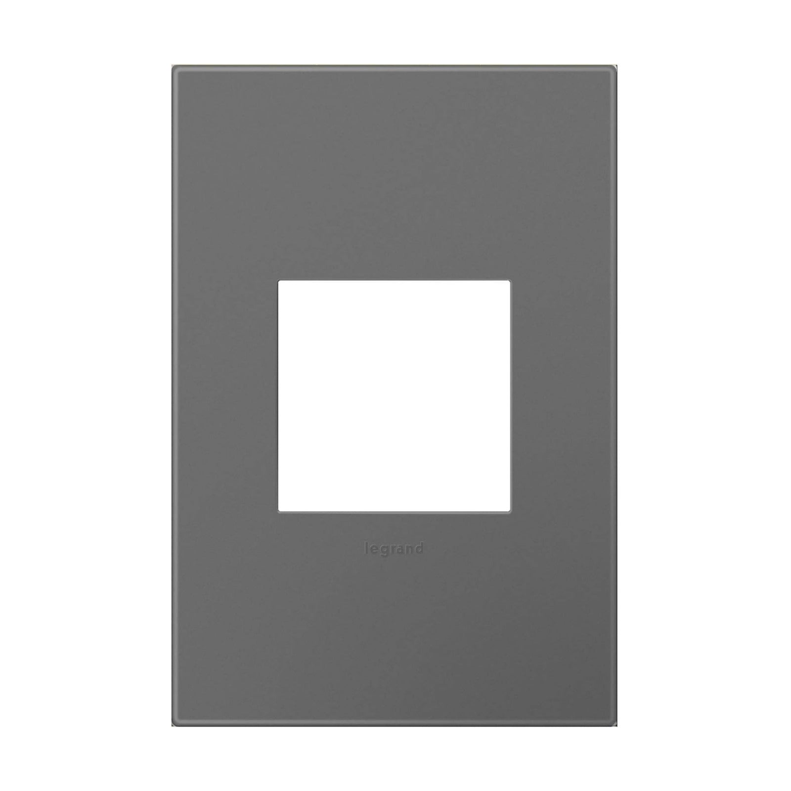 Legrand adorne 1-Gang Wall Plate (6, Magnesium) AWP1G2MG6-6PK