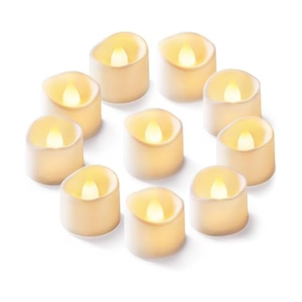 Homemory 24Pcs Flickering Flameless Candle Battery Operated, 200+Hours Fake Electric LED Tea Lights for Votive, Centerpiece Table Decorations, Wedding, Aniversary, Halloween, Christmas