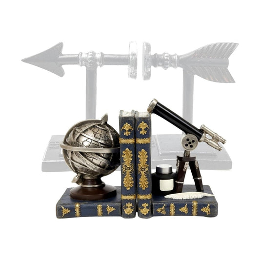 Decorative Bookends Astronomy Vintage Retro Tellurion Galileo Sky Telescope Globe / x Antiques