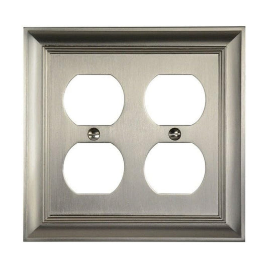Cool Knobs and Pulls (CKP) Impressions Collection, 31194 Decorative Double Duplex Wall Plate/Outlet Cover, Long Lasting