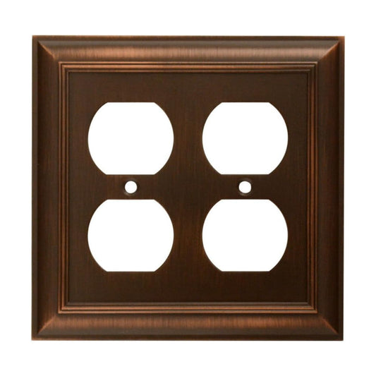 Cool Knobs and Pulls (CKP) Impressions Collection, 31194 Decorative Double Duplex Wall Plate/Outlet Cover, Long Lasting