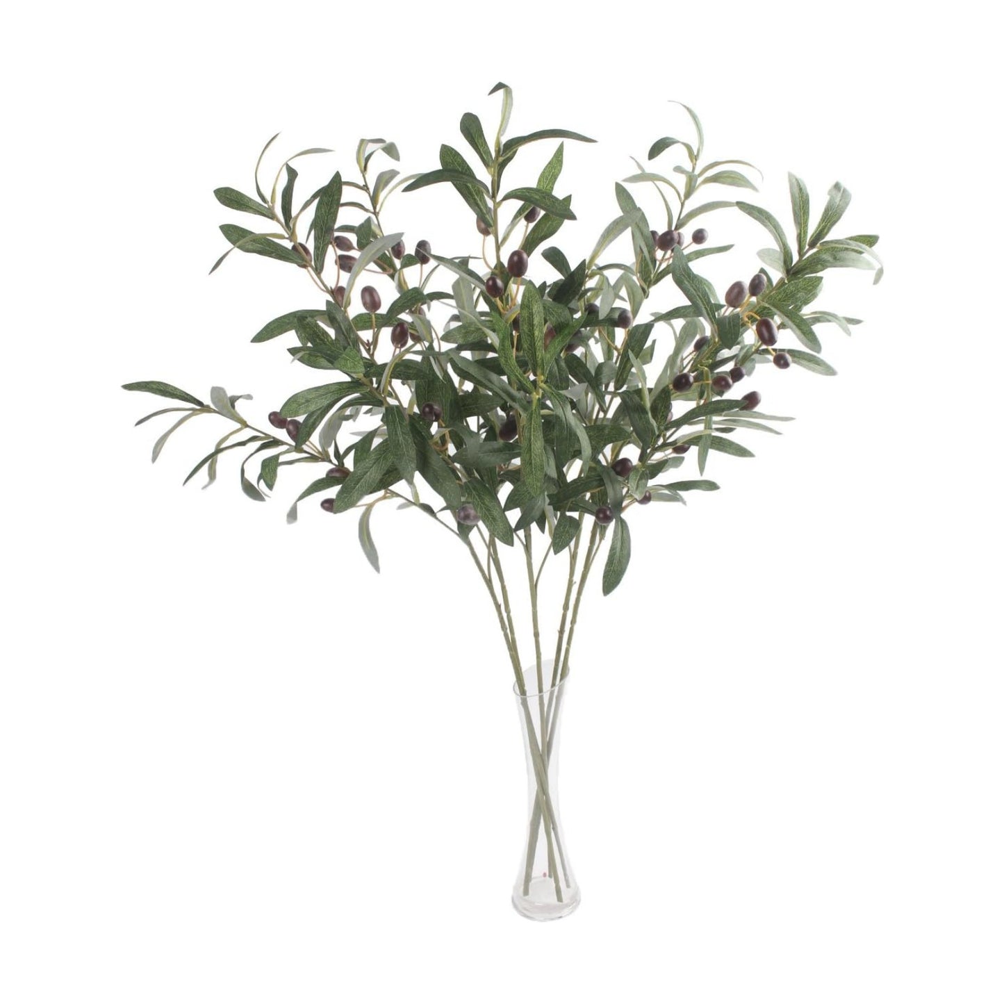 Artificial Olive Branch Stems / Green / 28 Inch / Set of 5