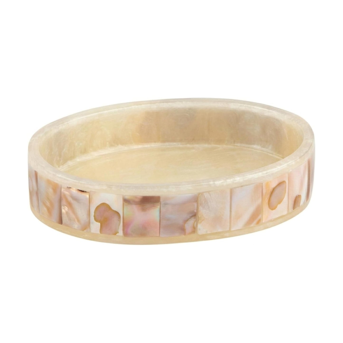Decorative Dry Bar Holder Finished in Mother of Pearl / Soap Dish