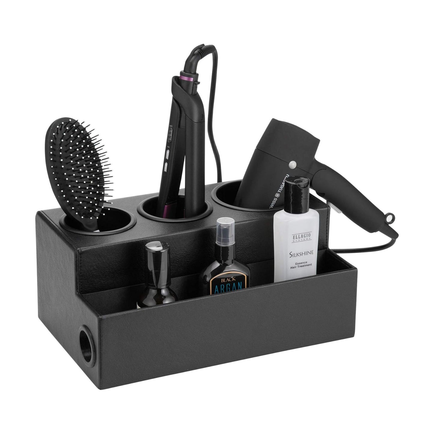 Hair Dryer Holder Hair Tool and Styling Organizer, Bathroom Countertop Blow Dryer Organizer, Vanity Storage Stand for