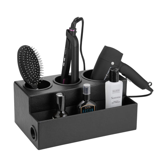 Hair Dryer Holder Hair Tool and Styling Organizer, Bathroom Countertop Blow Dryer Organizer, Vanity Storage Stand for