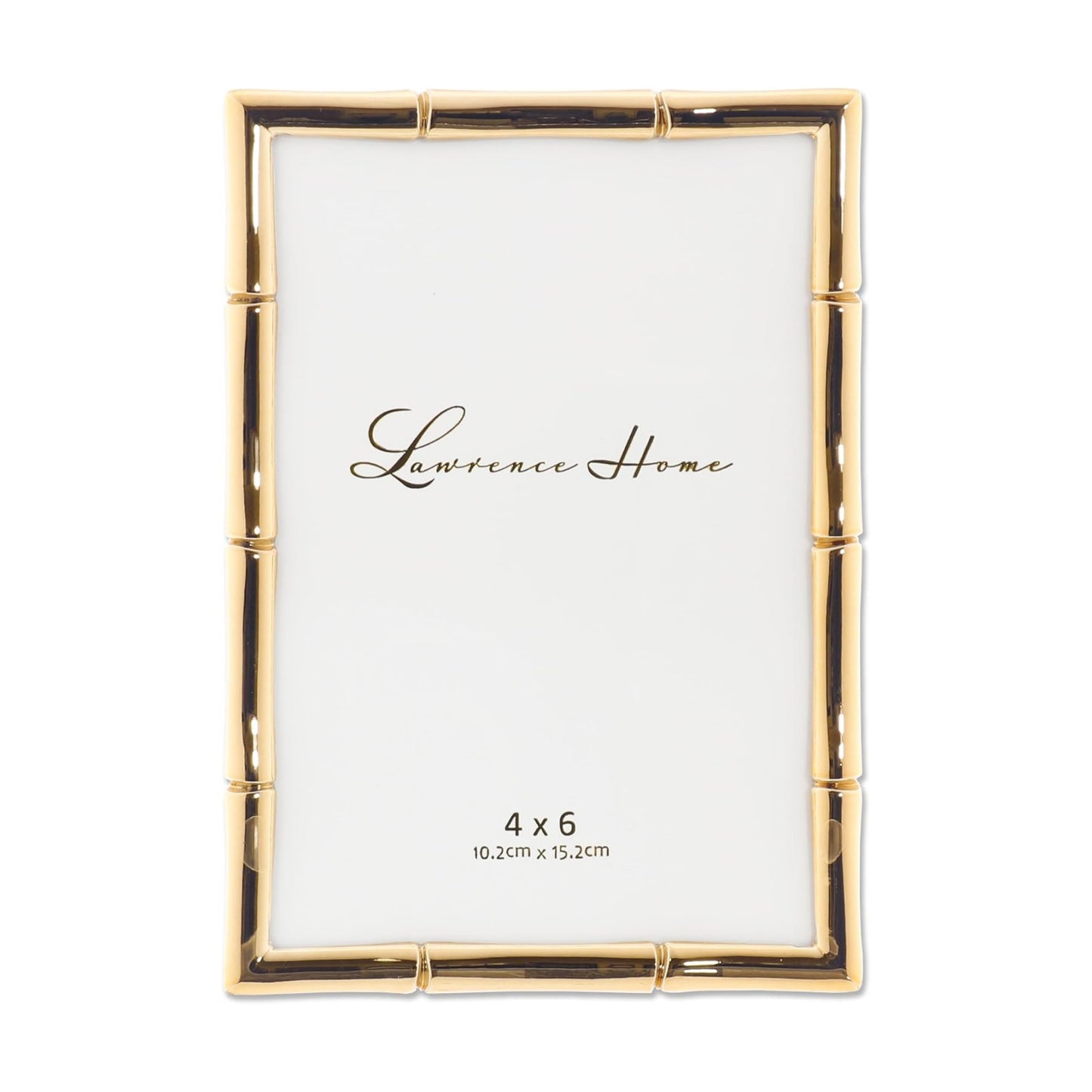 Lawrence 712246 4- W x 6- H Metal Picture Frame / Gold / 4 x 6 / Single