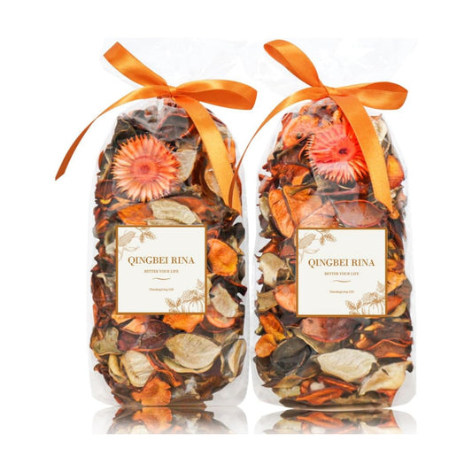 Fall Potpourri Bags, Orange Scented Decorative Bowl Filler, 8.4oz