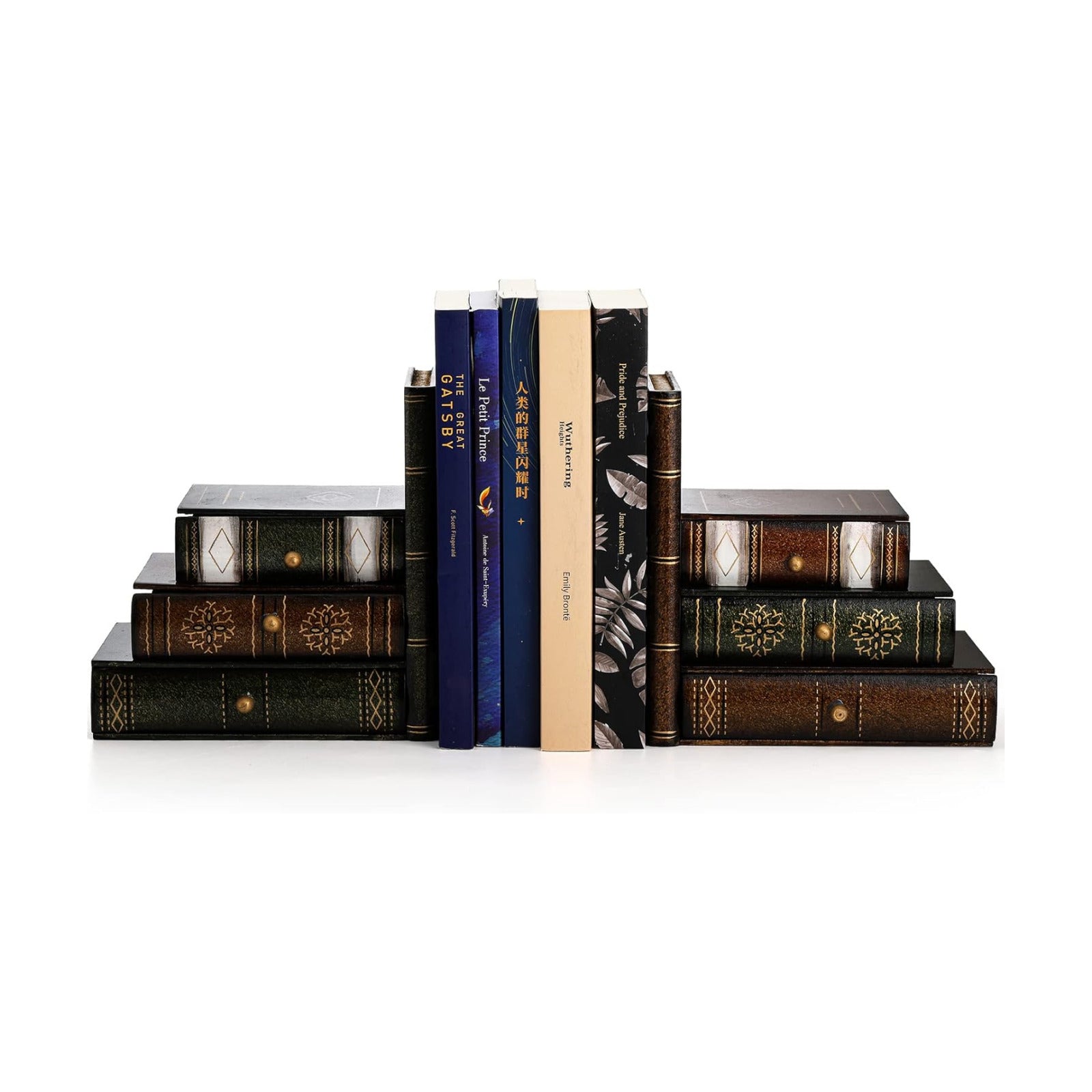 Wood Bookends / Decorative Bookends
