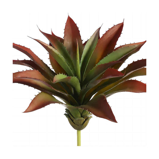 Large Artificial Succulents Aloe Plants Real Touch Fake Flowers Unpotted / Red