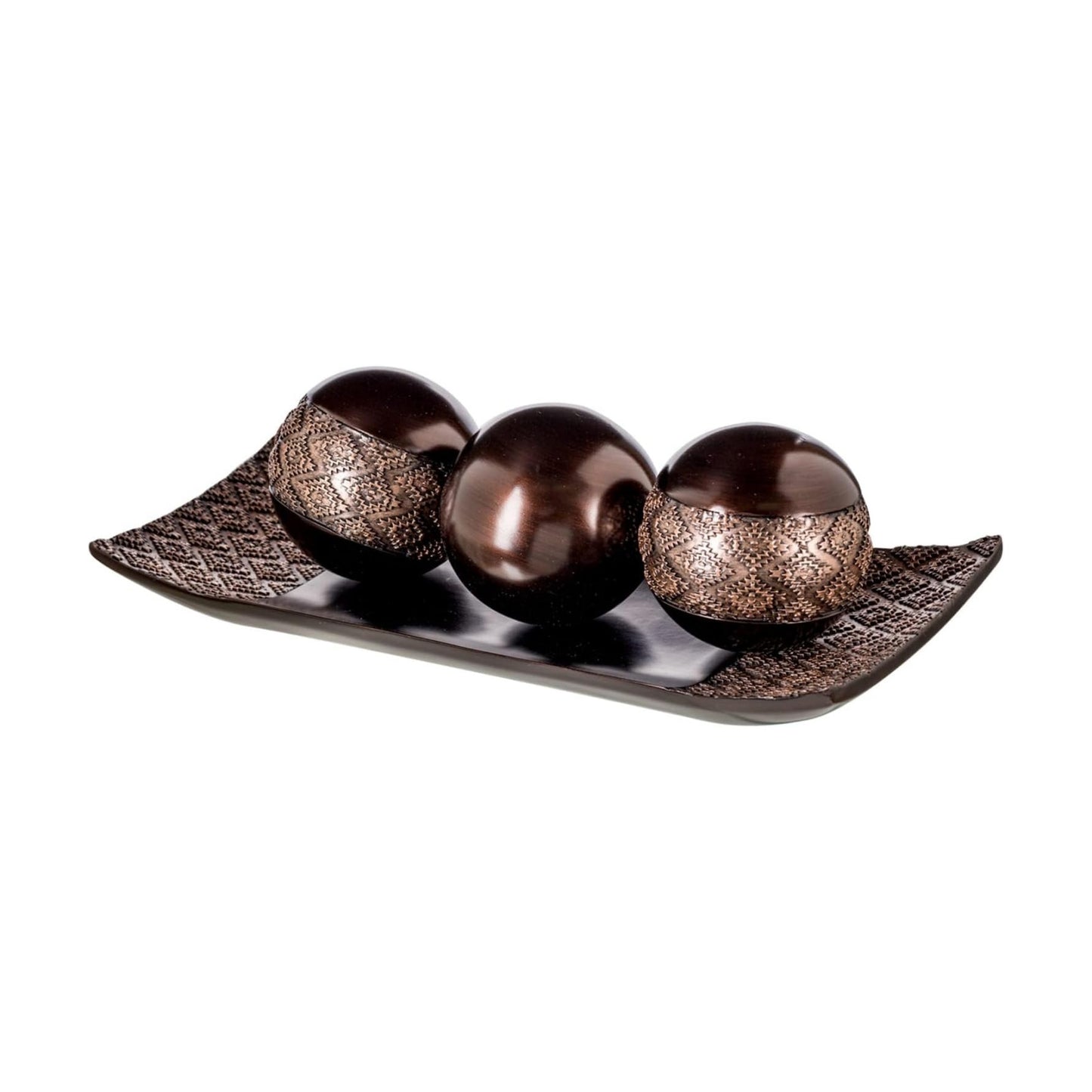 Dublin Tray and Ball Set / Brown