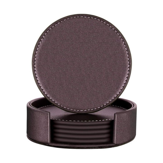 Holder / Coasters for Drinks / Brown / Set of 6