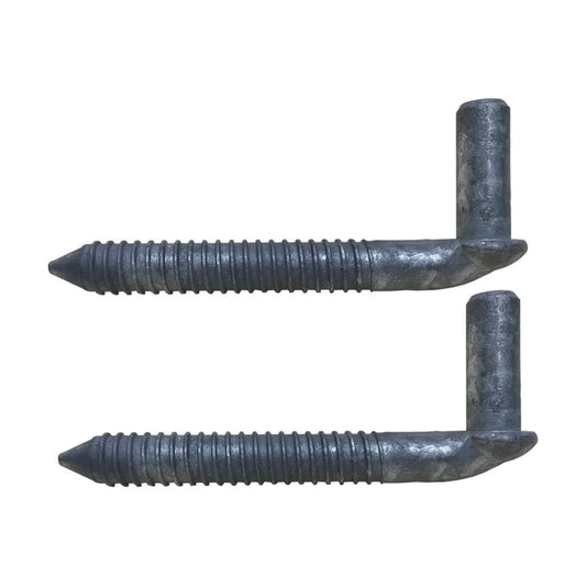 3/4 Chain Link Lag Screw Gate Hinge Post Side Wood Bolt Galvanized Steel