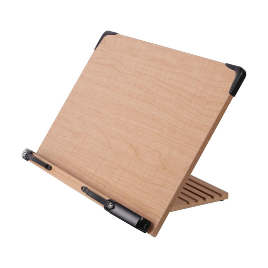 BS2500 Large 16x10.5 Portable Adjustable Foldable Bookstand Holder for Reading Hands Free Large Thick Heavy Textbooks