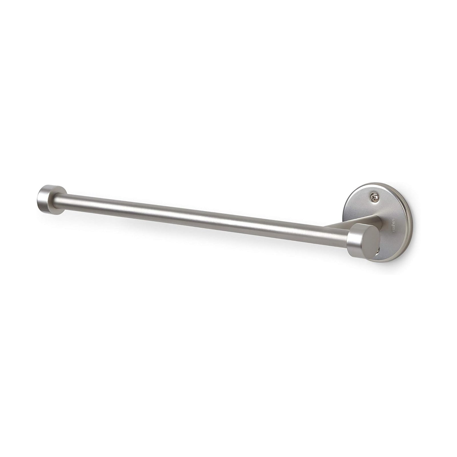 Umbra Cappa Wall Mount or Under the Counter Paper Towel Holder, 14" L x 4" W x 2.6" H, Nickel