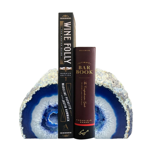Decorative Book Ends / 2-3 Pounds / Blue