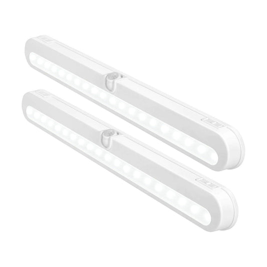 BLS T01L LED Closet Light Super Bright 20 LED Under Cabinet Lighting Battery Powered/DC Input Wireless Motion Sensing