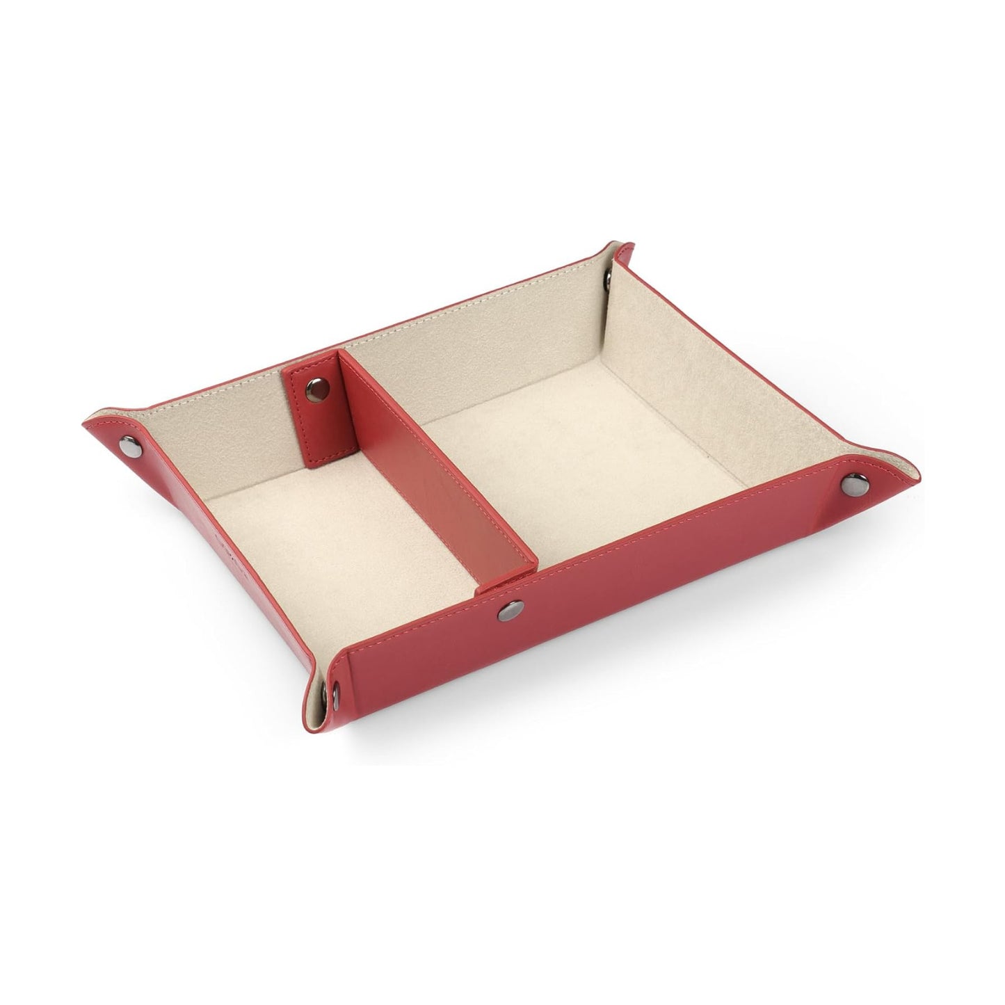 Londo Leather Tray Organizer - Practical Lightweight Water Resistant Computer Table Desk Storage Box for Wallets